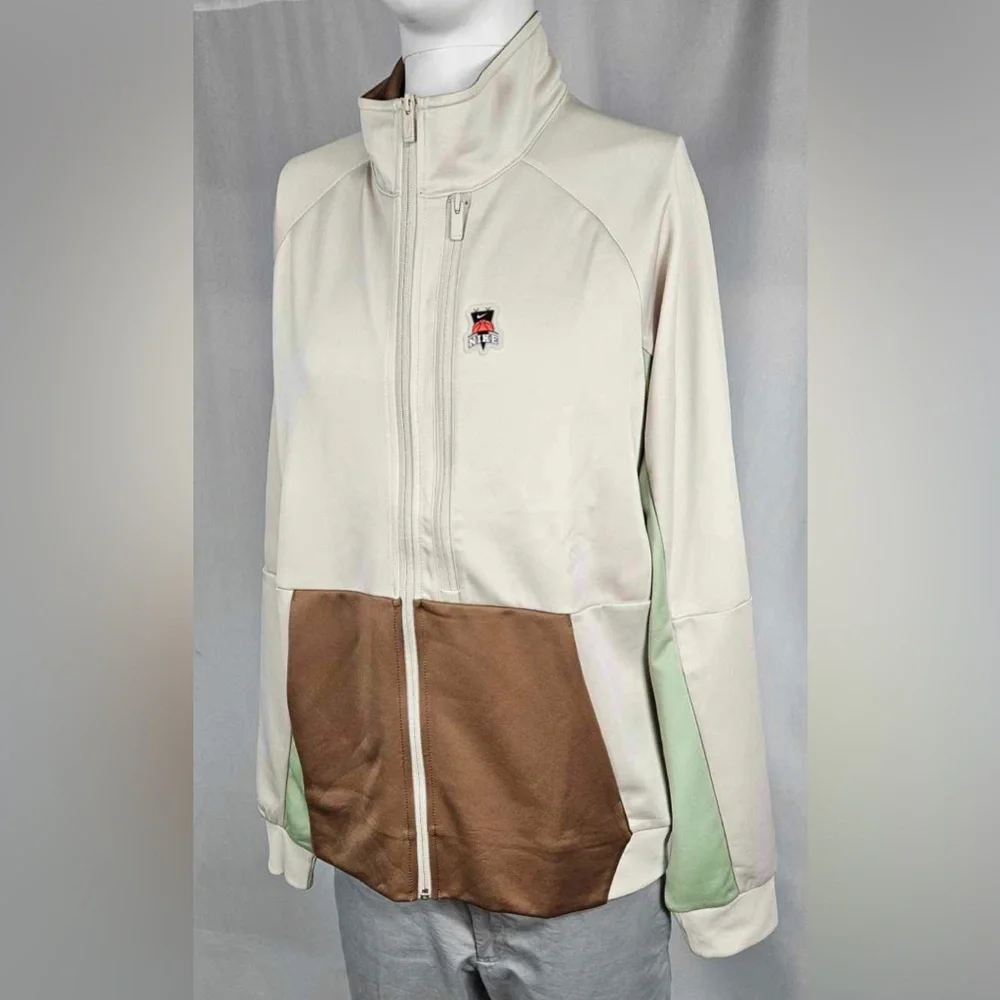New XL Nike Zip Up Skull Gang Mint Green Track Jacket Coat - Picture 3 of 8